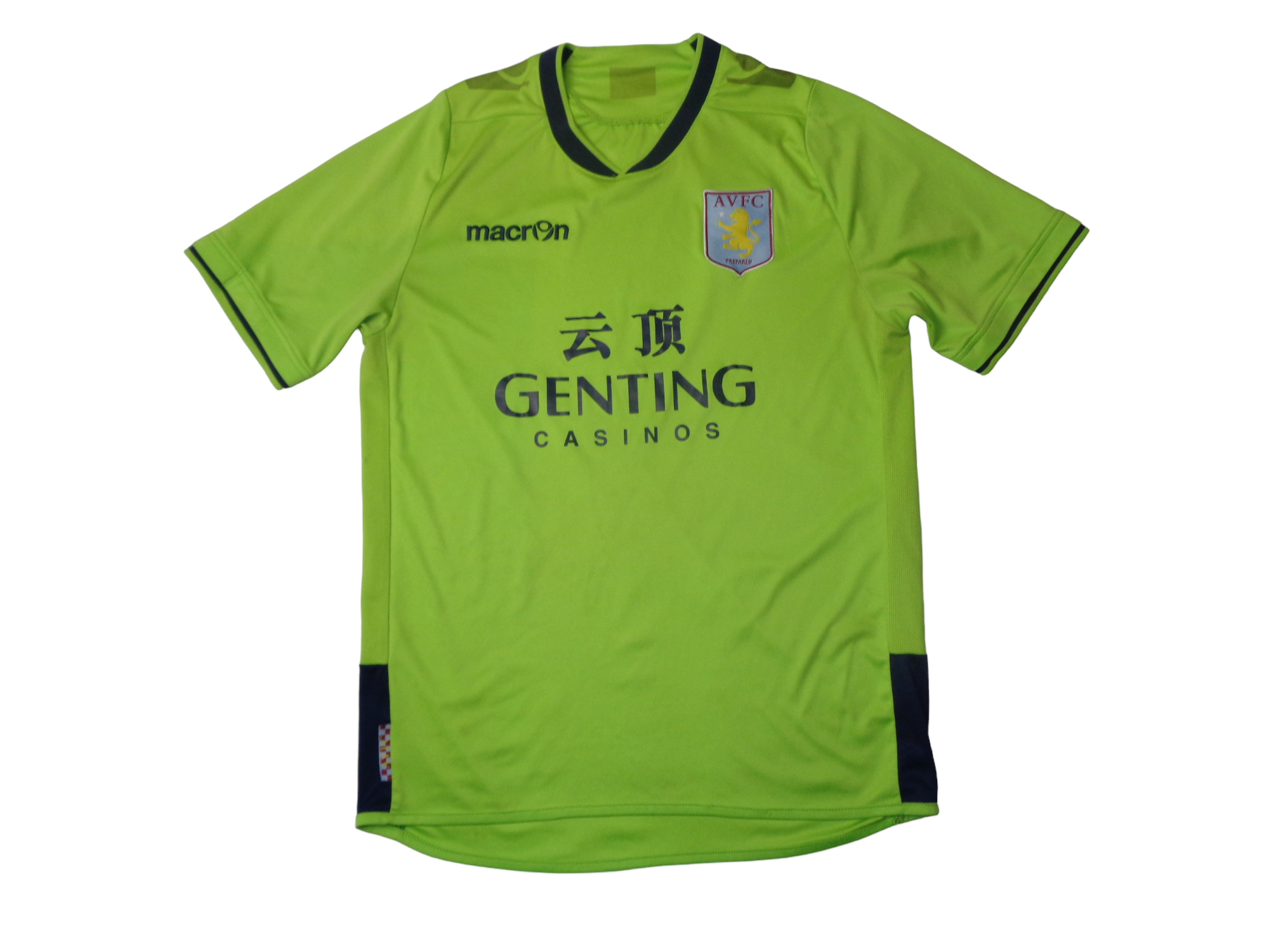 Genting is jersey sponsor for Aston Villa