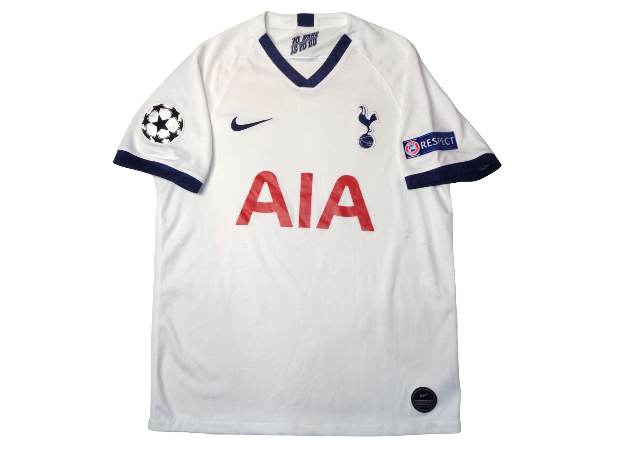 Nike Tottenham Lucas Moura Home Jersey w/ Champions League Patches 22/23 (White) Size 2XL