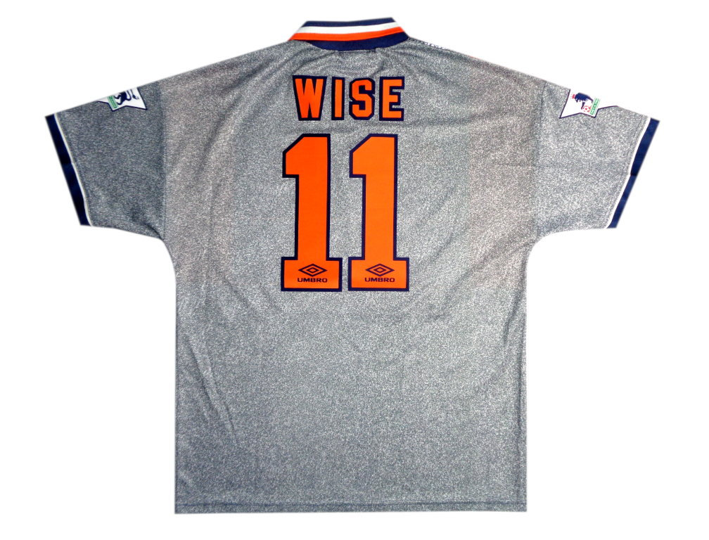 WISE #11 - CHELSEA 1994/96 AWAY SHIRT - UMBRO - SIZE LARGE
