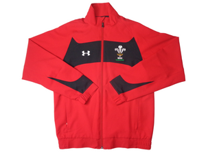 WALES UNDER ARMOUR RUGBY UNION TRACK JACKET - UNDER ARMOUR - SIZE SMALL