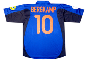 BERGKAMP #10 - HOLLAND EURO 2000 AWAY SHIRT - NIKE - SIZE LARGE